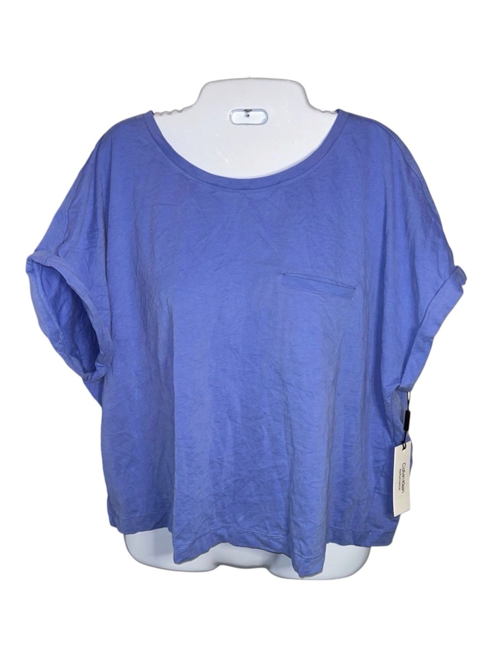 Calvin Klein Performance Lavender Short Sleeve Pocket Tee